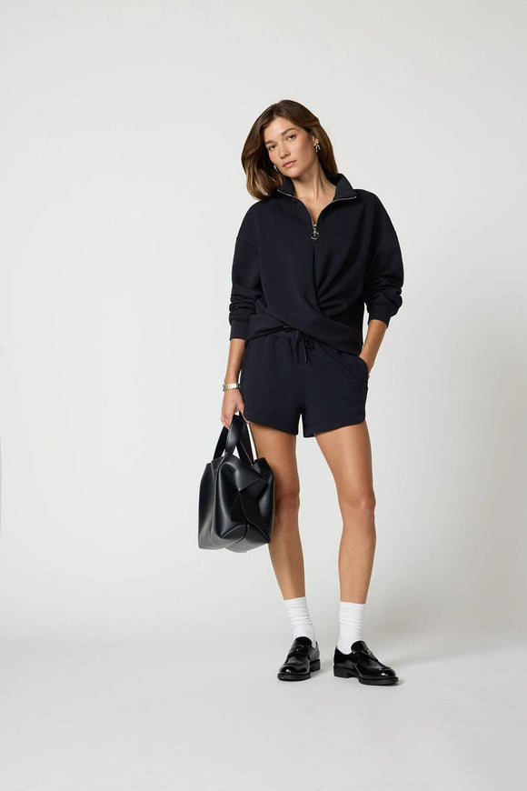 Dreamweave™ Crossover Pullover - Black