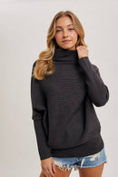 Slouch Dolman Sleeve Pullover - RESTOCKING-35