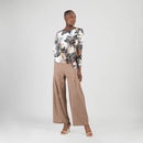 Clara Sunwoo Gauze Knit Side Tie Waist Top - Petal Whisper - ARRIVING SOON-1