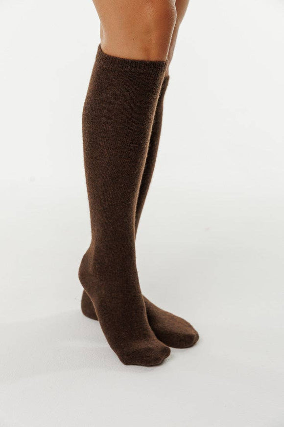 Knee High Wool Cashmere Socks