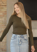 Inherit Essential Ribbed Long Sleeve Tee-8