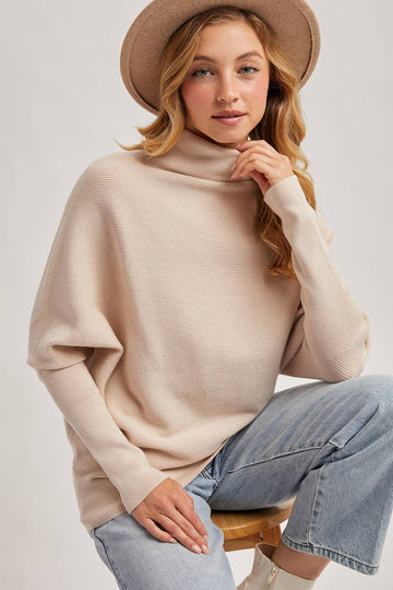 Slouch Dolman Sleeve Pullover - 0