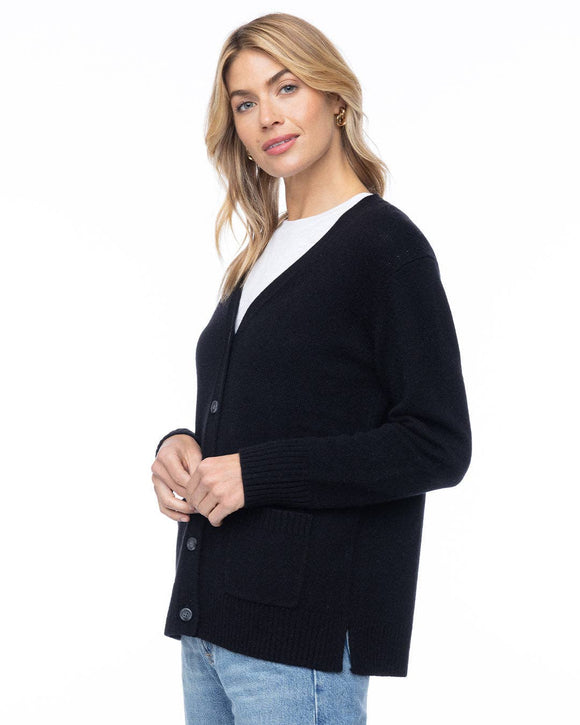 Cashmere Boyfriend Cardigan by Pura Cashmere - ARRIVING SOON