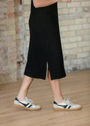 Inherit Baylor Black Ribbed T-Shirt Dress-10