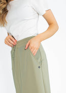 Inherit Bradi Side Zipper Midi Skirt-13