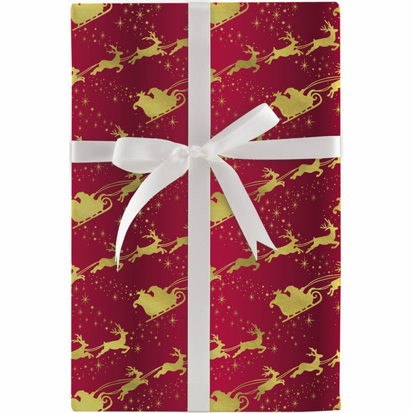 Design Design Continuous Roll Wrap - Santa Over the Moon - My Filosophy