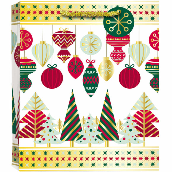 Design Design Tote Gift Bag - Happy Christmas Icons - Large - My Filosophy