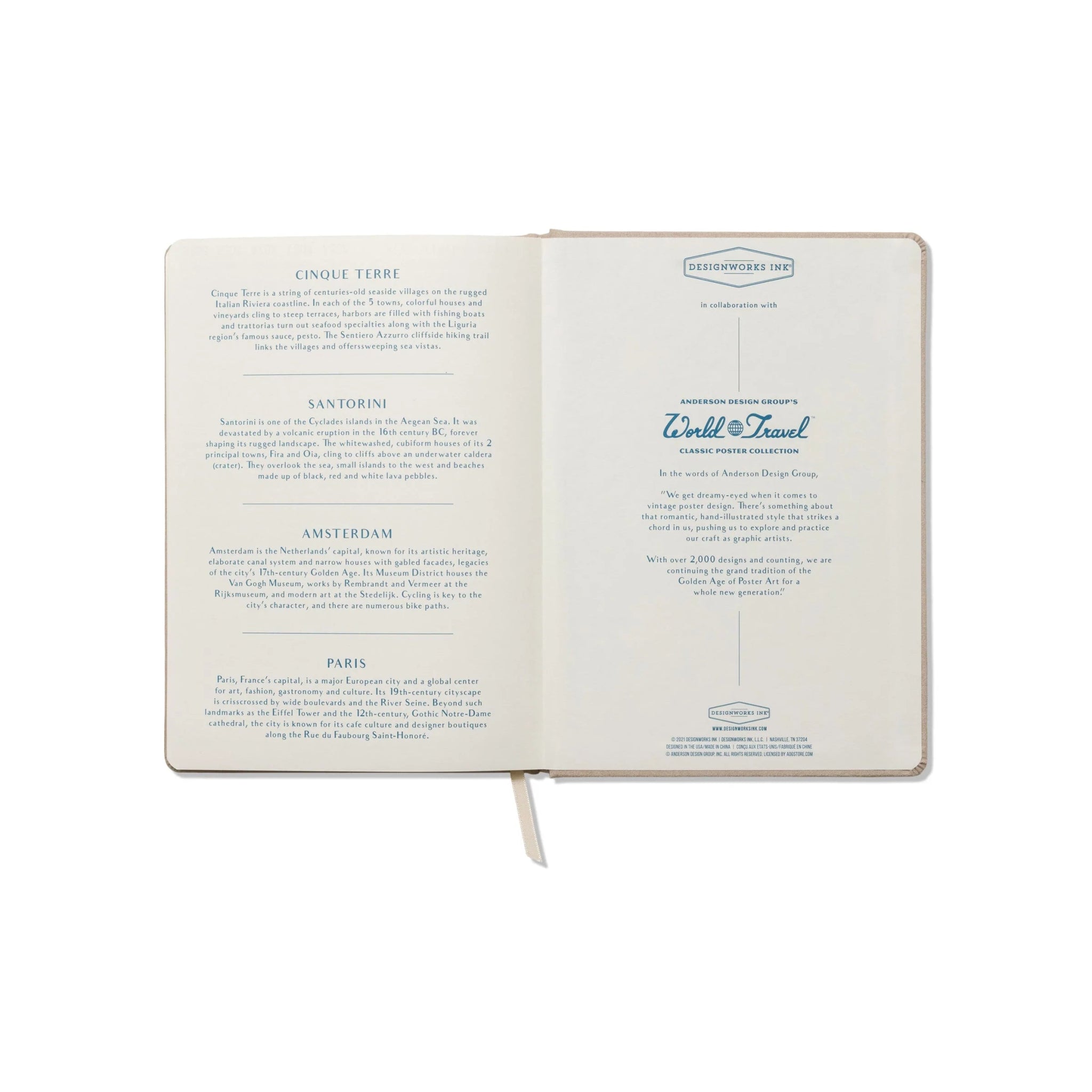 Designworks Anderson Design Travel Planner - My Filosophy