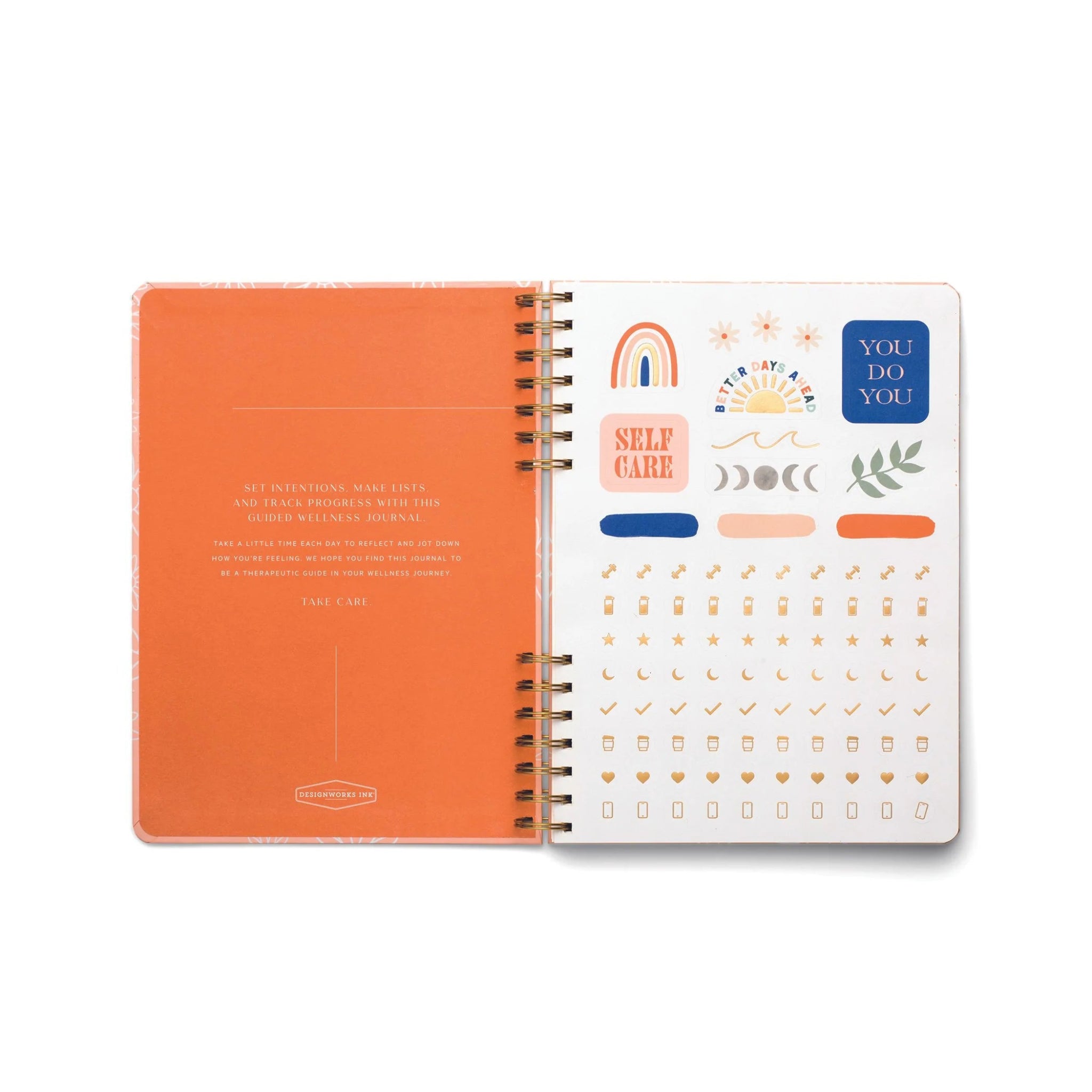 Designworks "Take Care" Guided Wellness Journal - My Filosophy