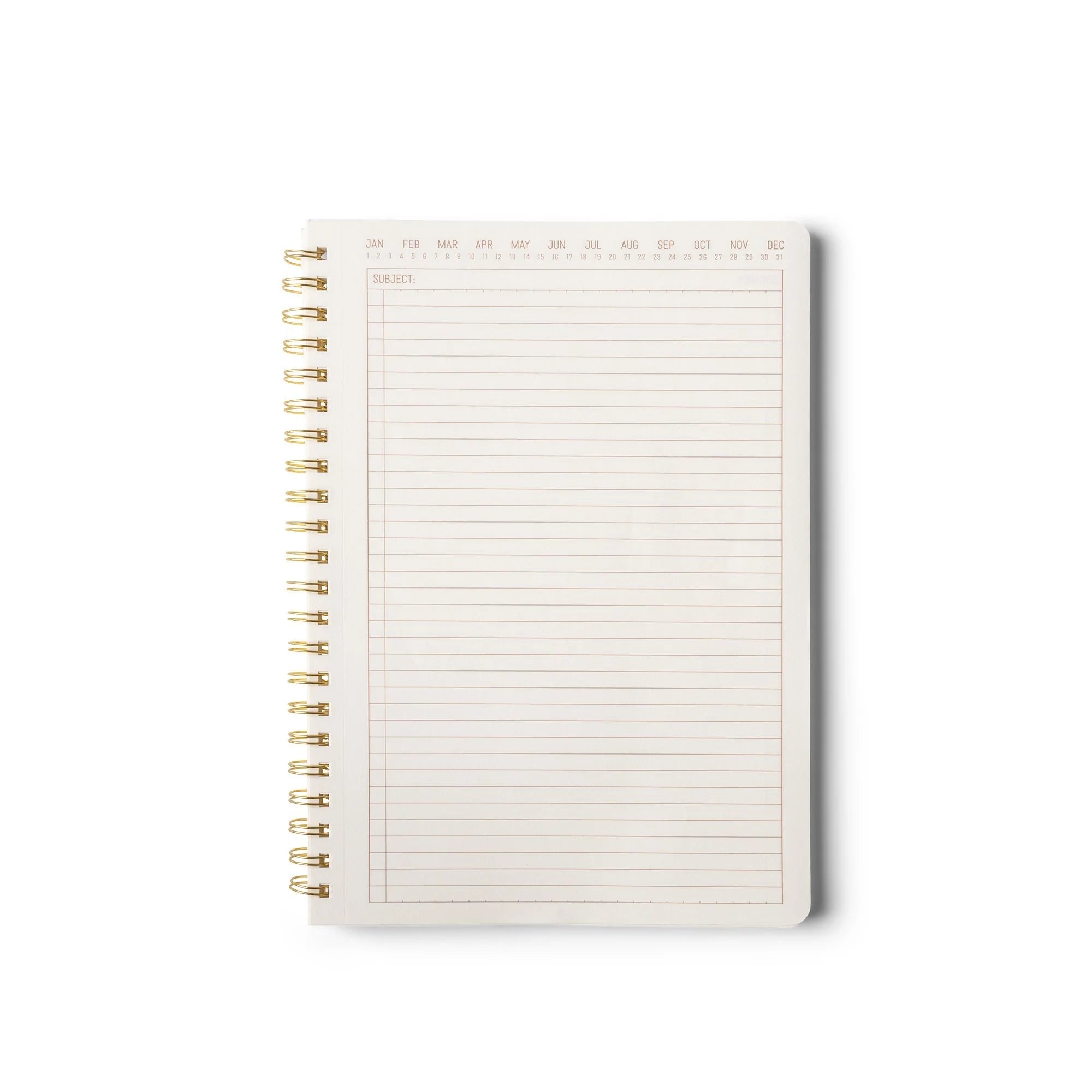 Designworks Textured Paper Cover Twin Wire A4 Crest Notebook - My Filosophy