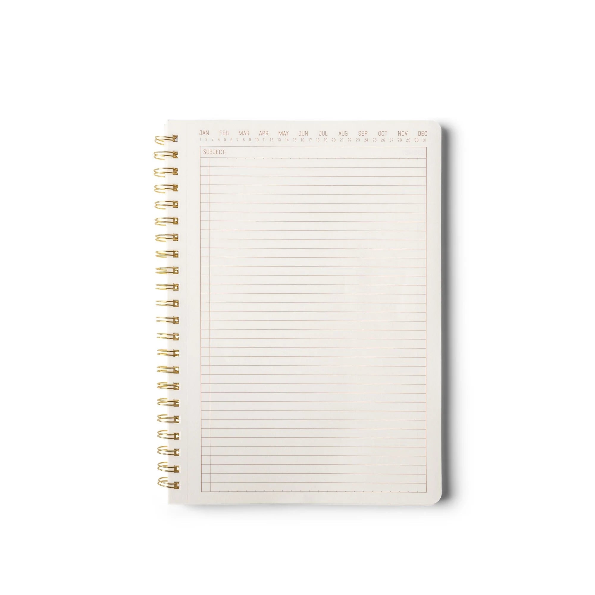 Designworks Textured Paper Cover Twin Wire A5 Crest Notebook - My Filosophy