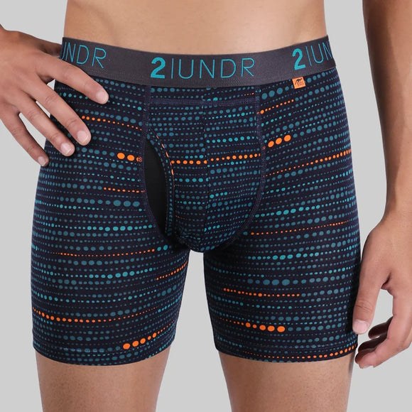2Undr Swing Shift Boxer Brief Prints - Dot Calm