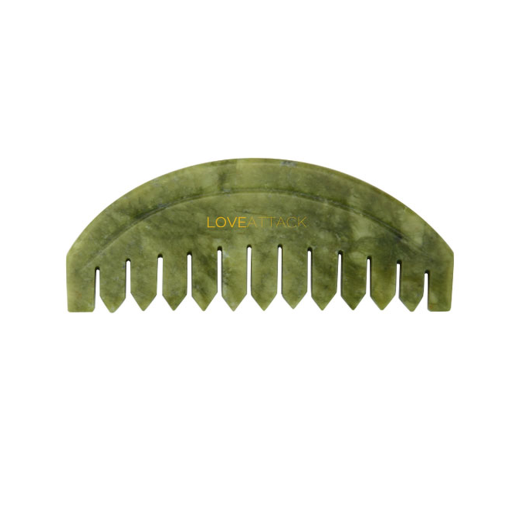 Jade Gua Sha Comb for Scalp and Neck - 0