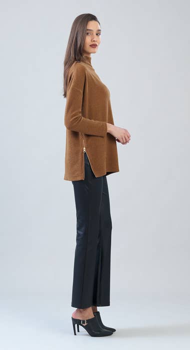 Clara Sunwoo Ultra Soft Ribbed Tunic Sweater