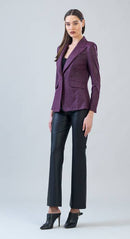 Clara Sunwoo Liquid Leather ™ Signature Pocket Blazer-33