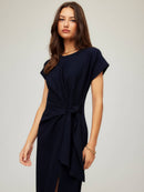 Fifteen Twenty Marissa Side-Knot Midi Dress-9