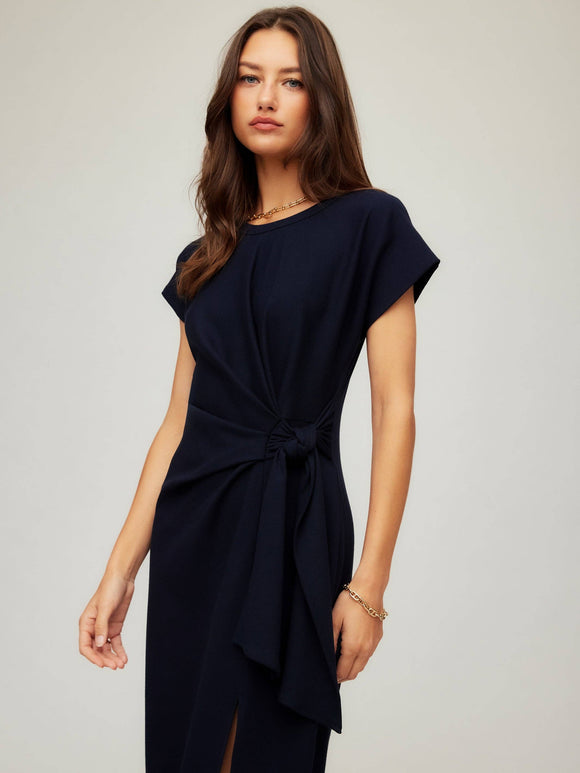 Fifteen Twenty Marissa Side-Knot Midi Dress