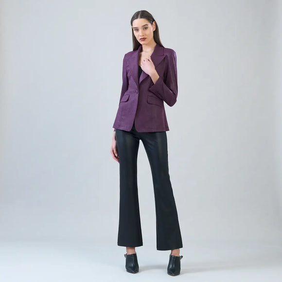 Clara Sunwoo Liquid Leather ™ Signature Pocket Blazer