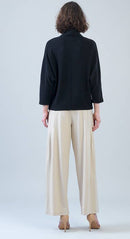 Clara Sunwoo Ribbed Crossover Petalneck Sweater-7