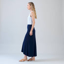 Clara Sunwoo Cascade Drape Hi-Low Maxi Skirt – Travel-Friendly, Wrinkle-Free-10