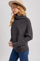Slouch Dolman Sleeve Pullover-15