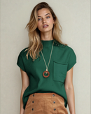 Indie & Co. Ayla Short Sleeve Knit Sweater-7
