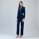 Clara Sunwoo Velvet Shimmer Signature Pocket Blazer-6