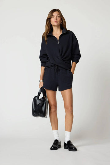 Dreamweave™ Crossover Pullover - Black - 0