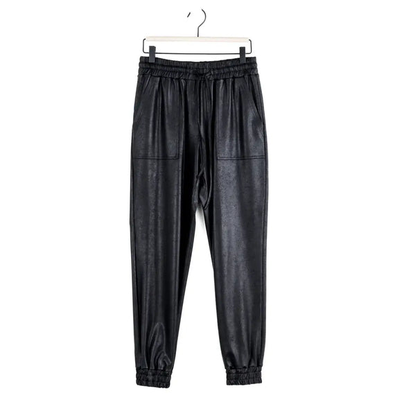 Clara Sunwoo Liquid Leather ™ Drawstring Jogger Pant