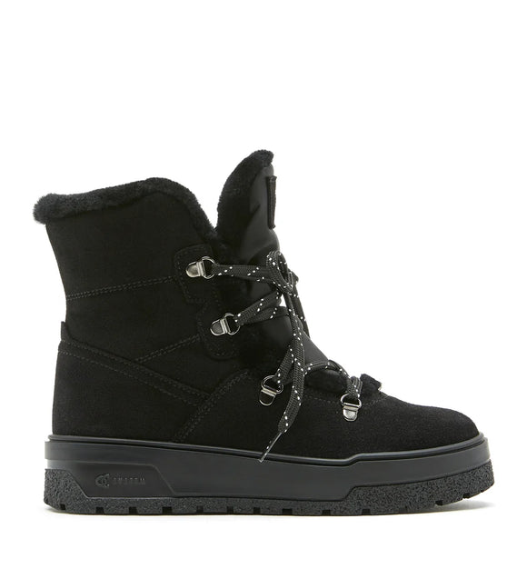 La Canadienne Excellent Shearling Lined Suede Bootie