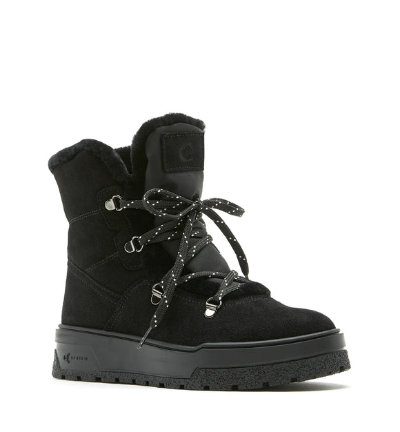 La Canadienne Excellent Shearling Lined Suede Bootie