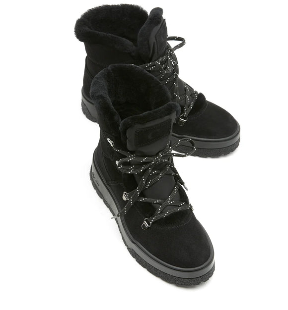 La Canadienne Excellent Shearling Lined Suede Bootie