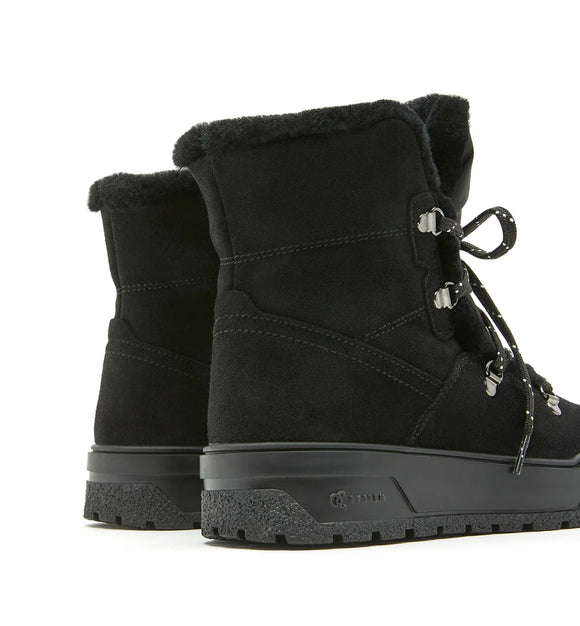 La Canadienne Excellent Shearling Lined Suede Bootie