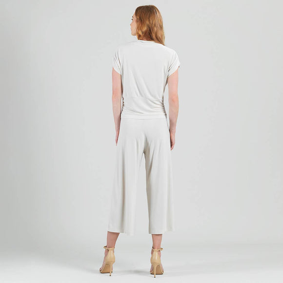 Clara Sunwoo Side Ruched Boat Neck Top - RESTOCKING IN JANUARY