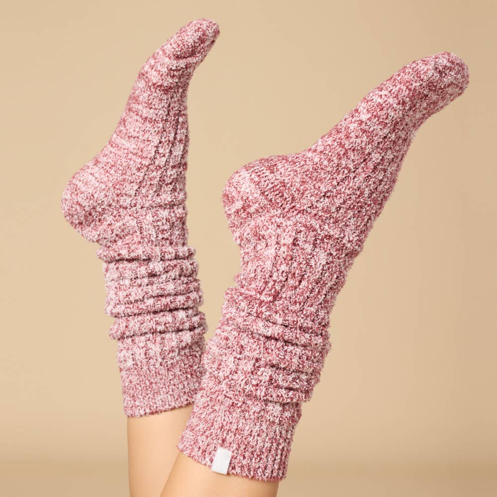 Softies Women's Soft, Cozy, Slouchy Marshmallow Socks with Grippers