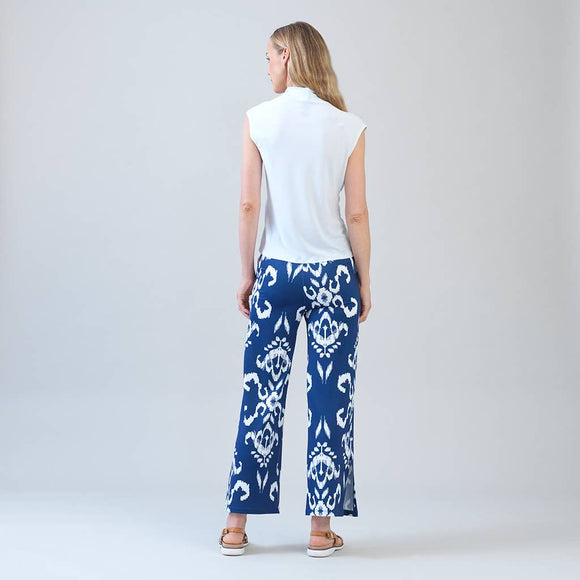 Clara Sunwoo Draped V-Neck Ruched Soft Knit Sleeveless Top