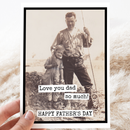 Father's Day Card. Love You Dad So Much! HAPPY FATHER'S DAY-1