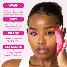 Pink Mini MakeUp Eraser PRO - 0