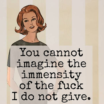 You Cannot Imagine The Immensity... Fridge Magnet. 324