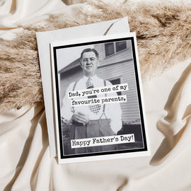 Father's Day Card. Dad, You're One Of My Favourite Parents. - My Filosophy