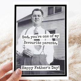 Father's Day Card. Dad, You're One Of My Favourite Parents. - My Filosophy