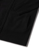 Cashmere Stand Collar Cardigan by Pura Cashmere-8