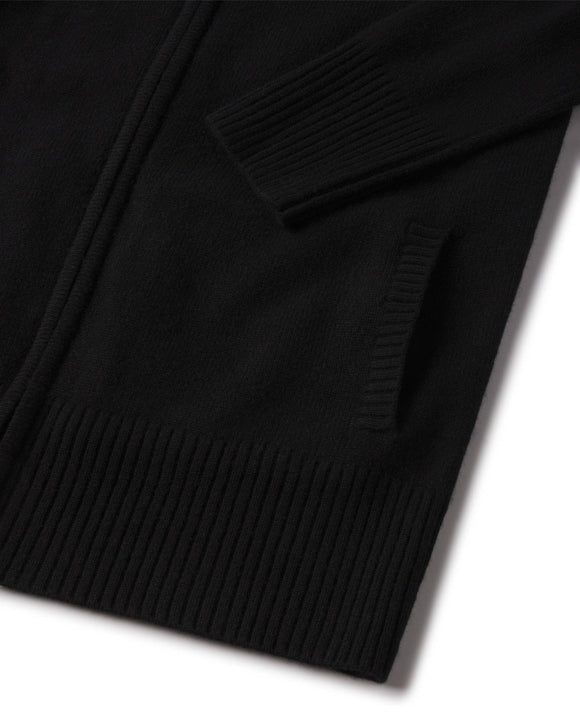 Cashmere Stand Collar Cardigan by Pura Cashmere