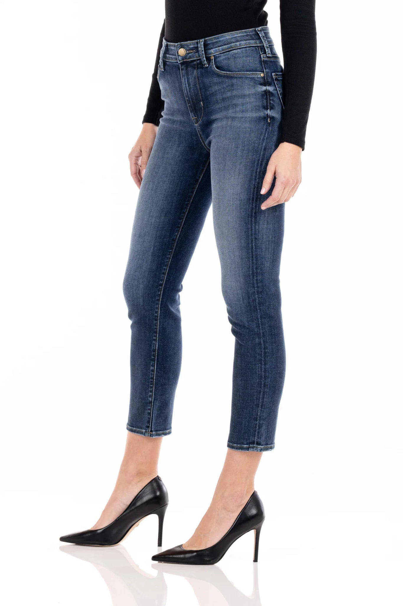 Fidelity CHER High Rise Slim Straight Crop - My Filosophy