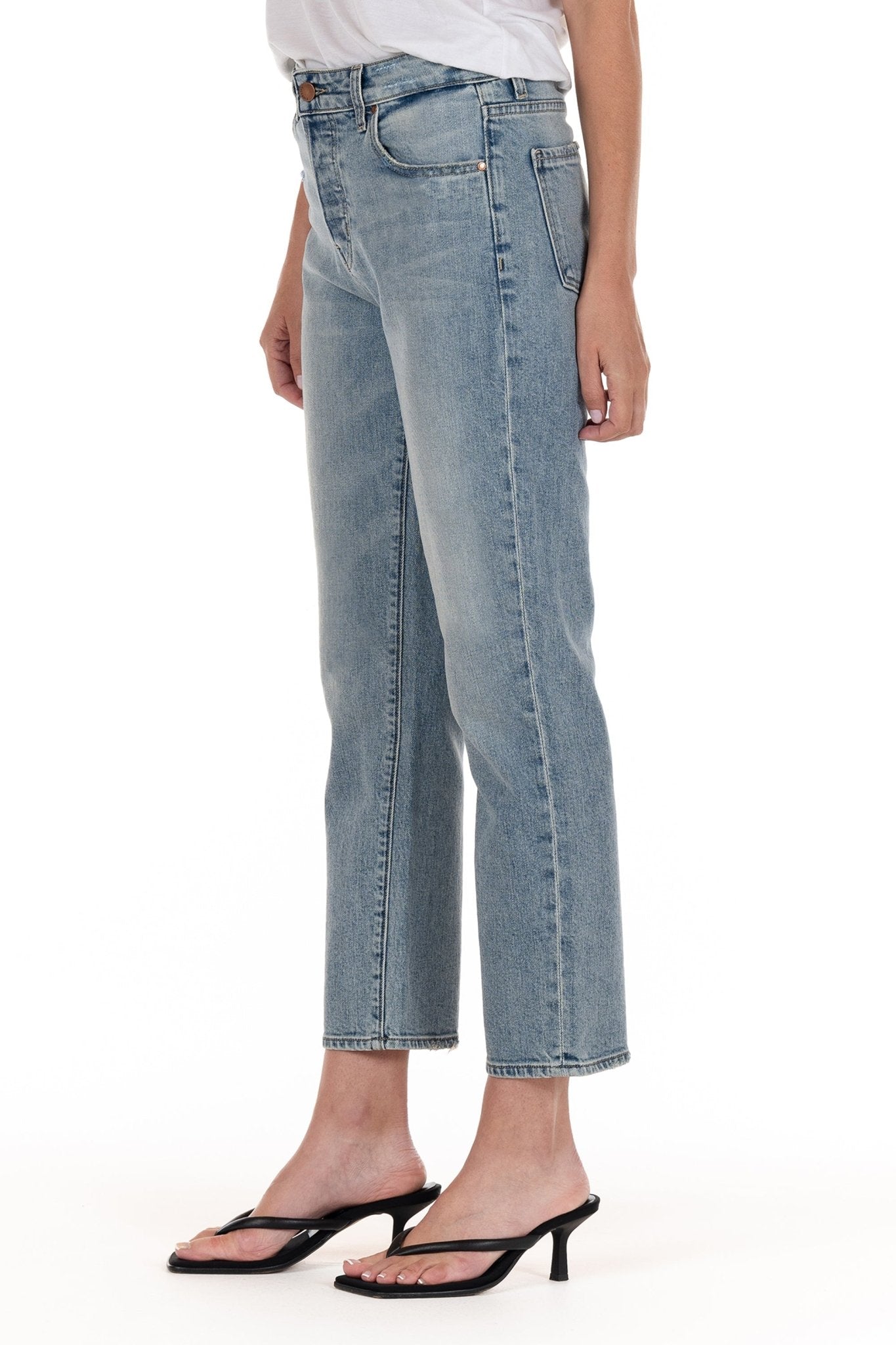 Fidelity Denim Jimi High Rise Boyfriend Jean - My Filosophy