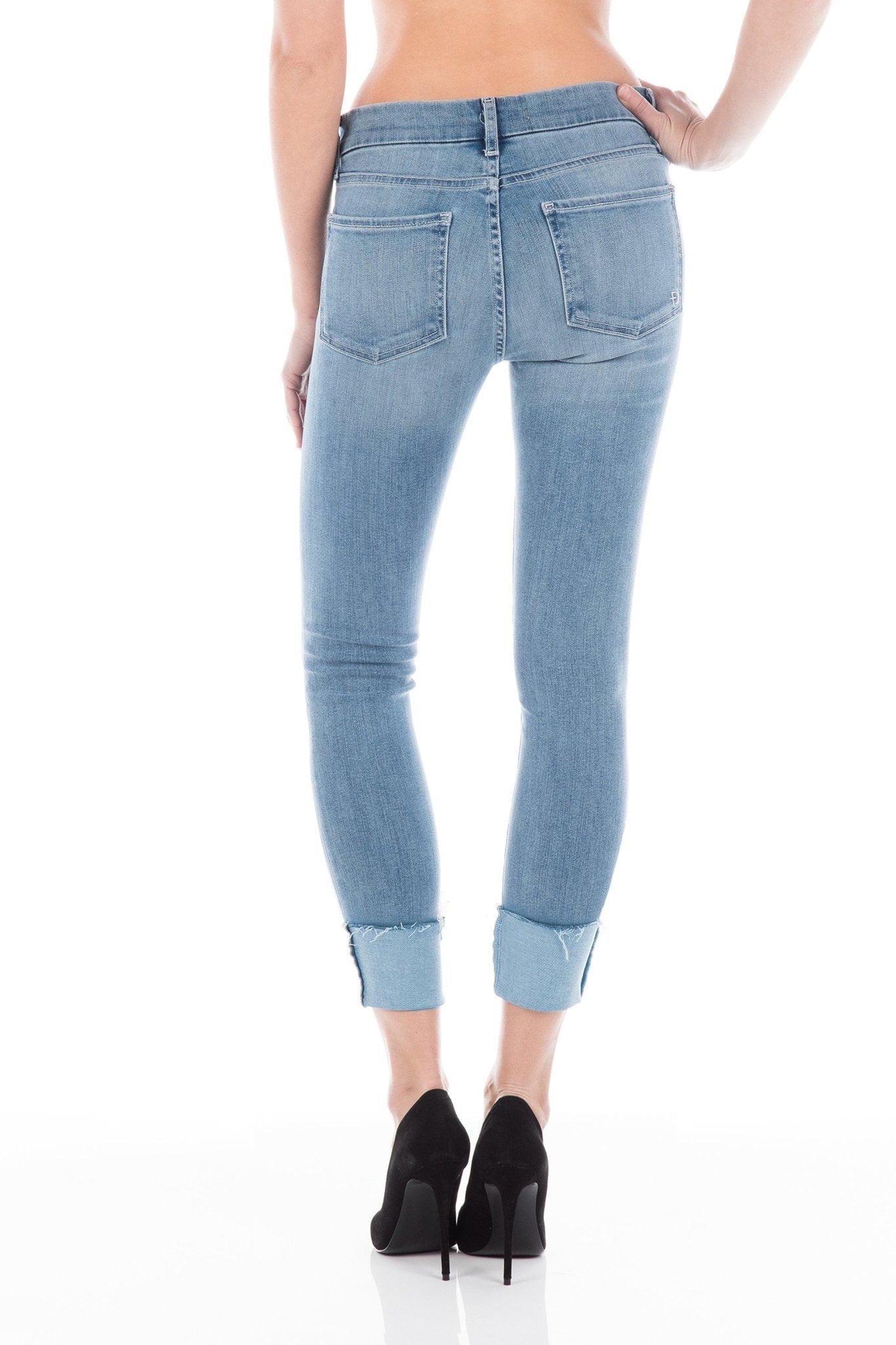 Fidelity Stevie Crop Mid Rise Slim Straight - My Filosophy