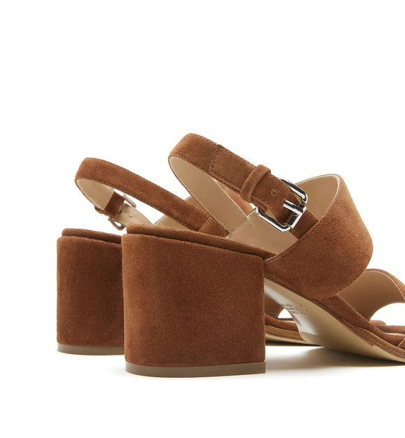 La Canadienne Flemming Suede Block Heel Sandal