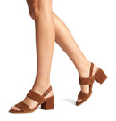 La Canadienne Flemming Suede Block Heel Sandal-5
