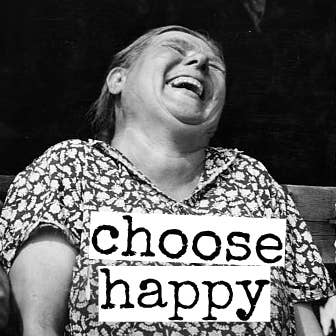 Fridge Magnet. Choose Happy - My Filosophy