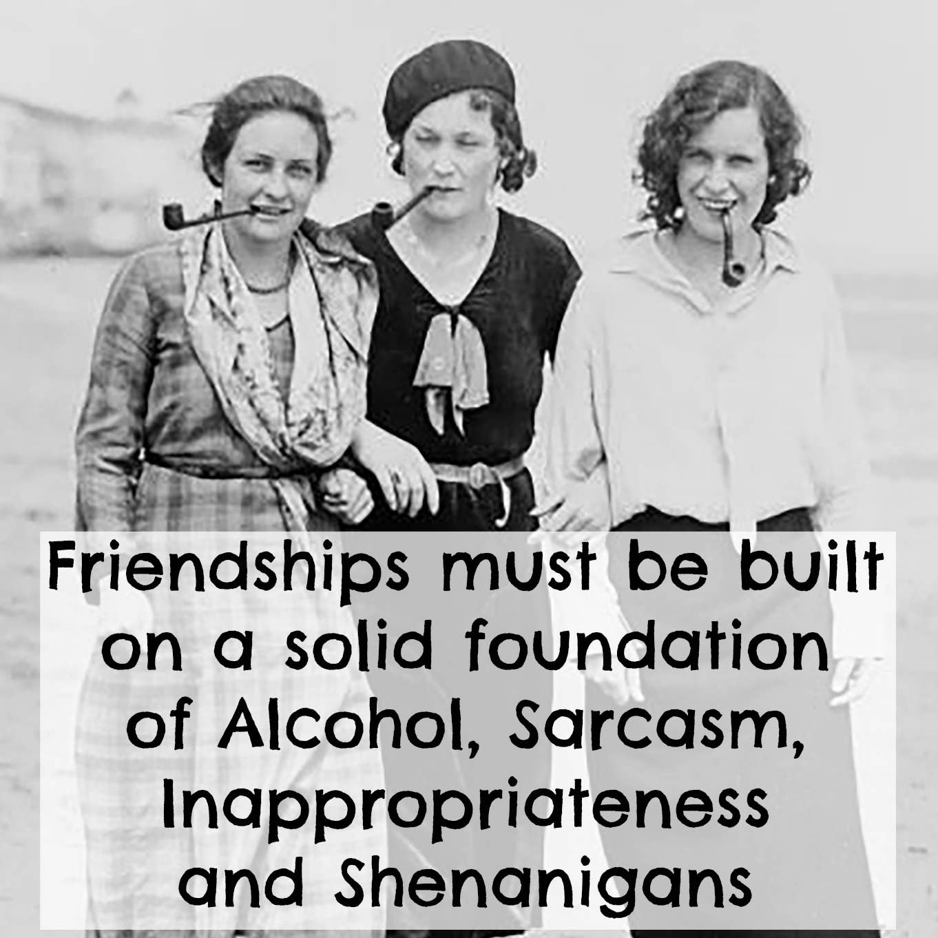 Fridge Magnet. Friendships Must Be Built... - My Filosophy